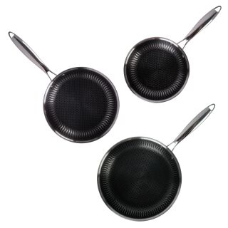 NON STICK ALUMINIUM COPPER COATING INDUCTION HOB FRYING FRY PAN COOKWARE  (20cm)